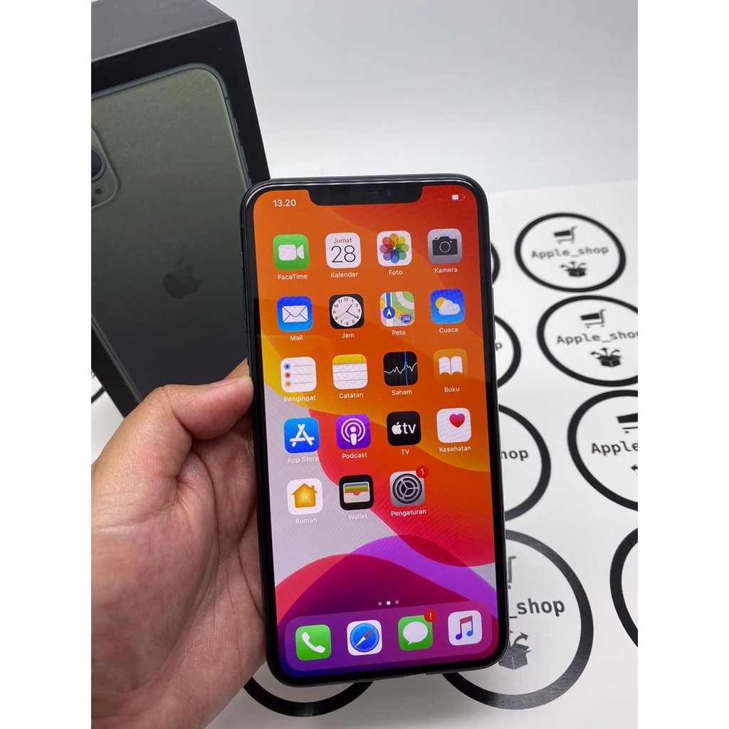 iPhone 11 Pro 64gb Midnight Green Lcd Original Mulus Original Bukan Refurbish / Rekondisi