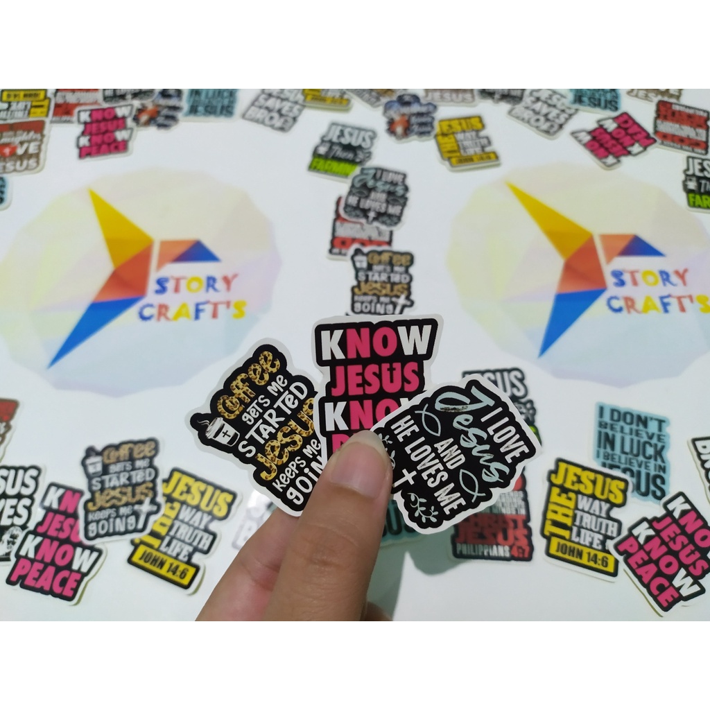 

Sticker Kata-Kata Jesus Love Jesus Yesus