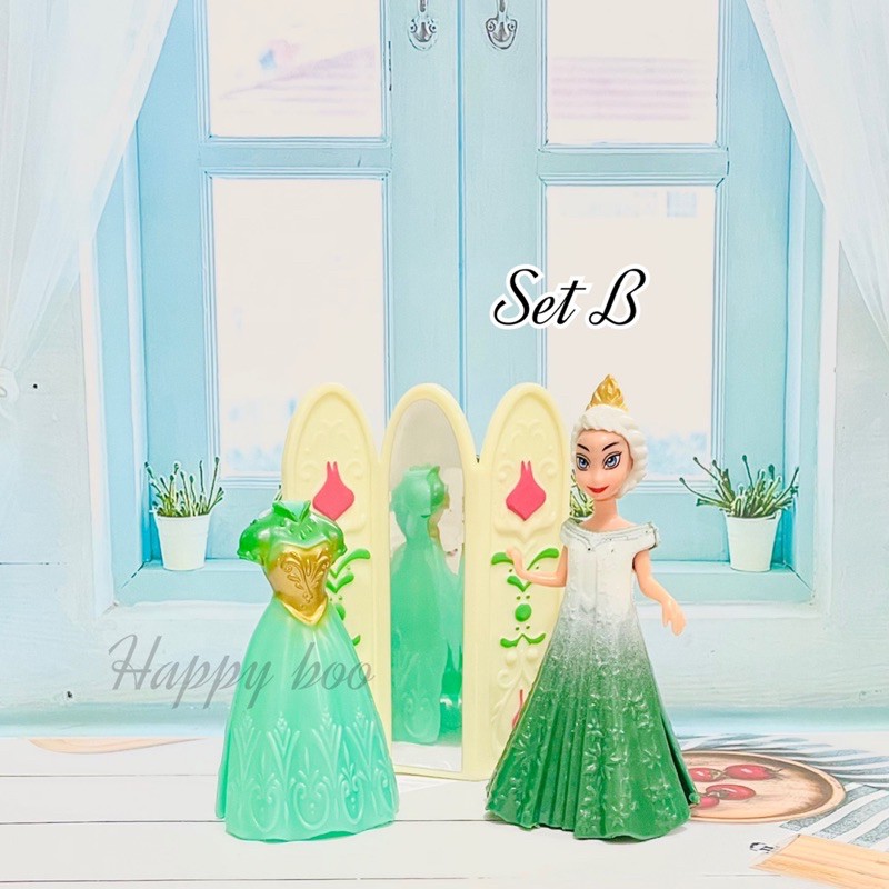 SET BAJU FIGURE FROZEN figur frozen anna elsa