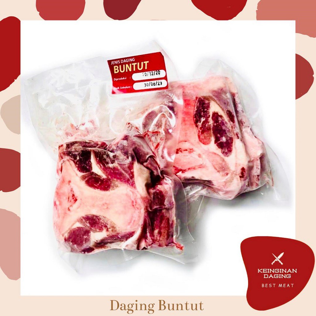 

DAGING BUNTUT LOKAL 250 GR KUALITAS TERBAIK