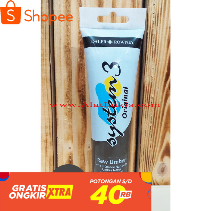 

Cat Akrilik System 3 150 ml warna Raw Umber