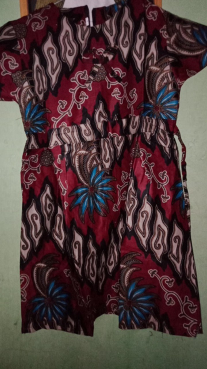 Dress Batik Anak Perempuan Umur 2-10 Tahun - Motif Batik Bervariasi - Batik Anak Harga Ecer Bisa Cod