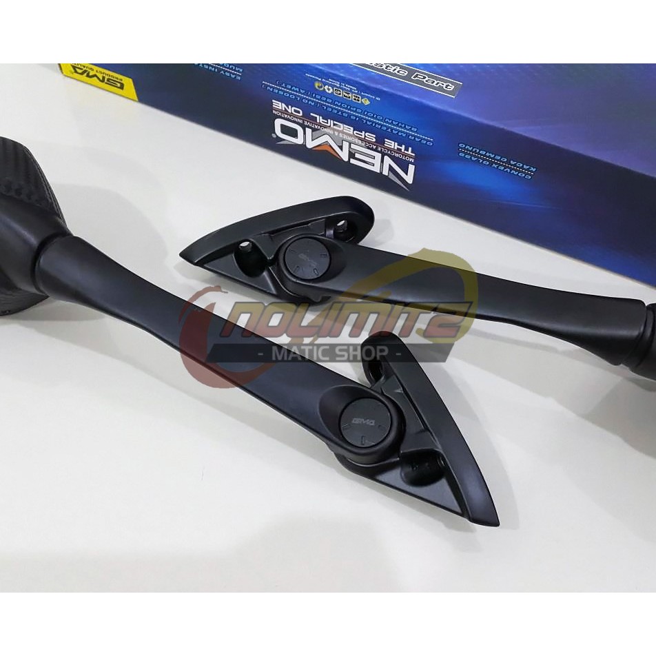 Spion NEMO R25 Carbon Breket Tebal Yamaha NMAX