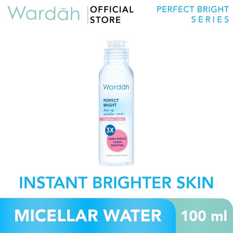 `ღ´ PHINKL `ღ´ ᘺᗩᖇᕲᗩᕼ wardah micellar water Perfect Bright 100 ml remover pencerah wajah remaja