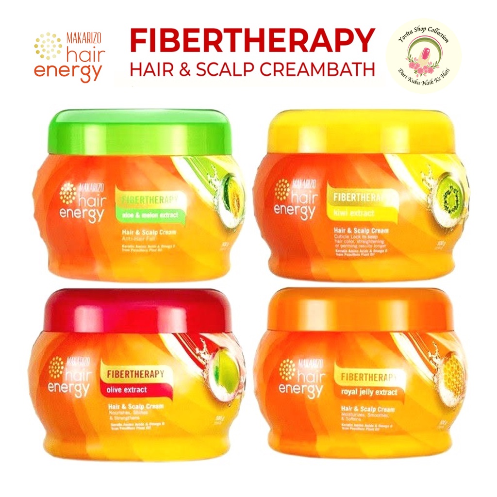 Makarizo Hair Creambath 500ml | Hair Energy Fibertherapy Hair &amp; Scalp Creambath