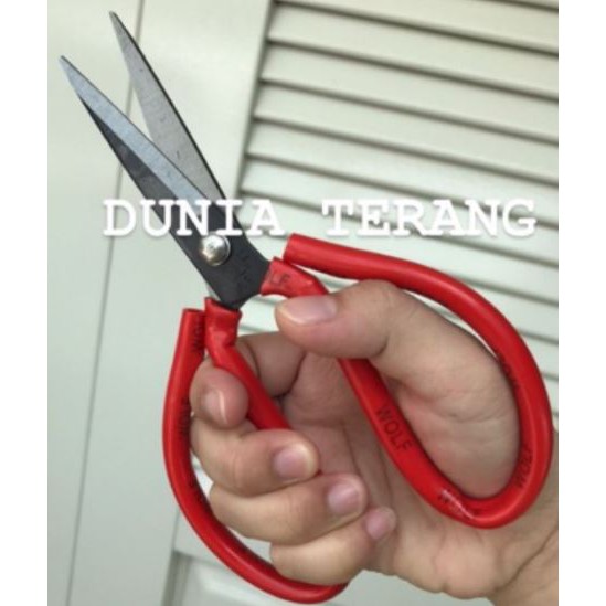 

Gunting kodok merk WOLF 7,5 in