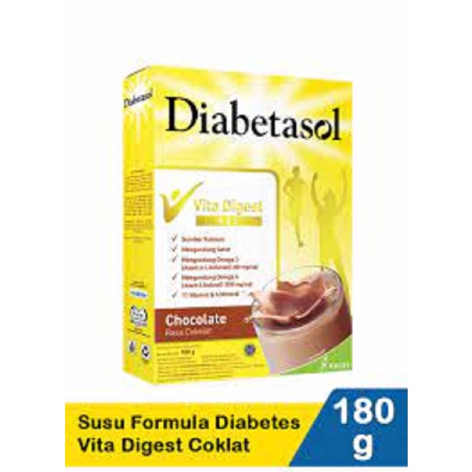 

DIABETASOL coklat Susu Bubuk [180 g]