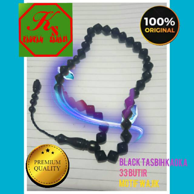 TASBIH KAOKA BLACK DIAMOND TASBIH KEREN TASBIH ELEGANT TASBIH BERTUAH TASBIH KHARISMATIK