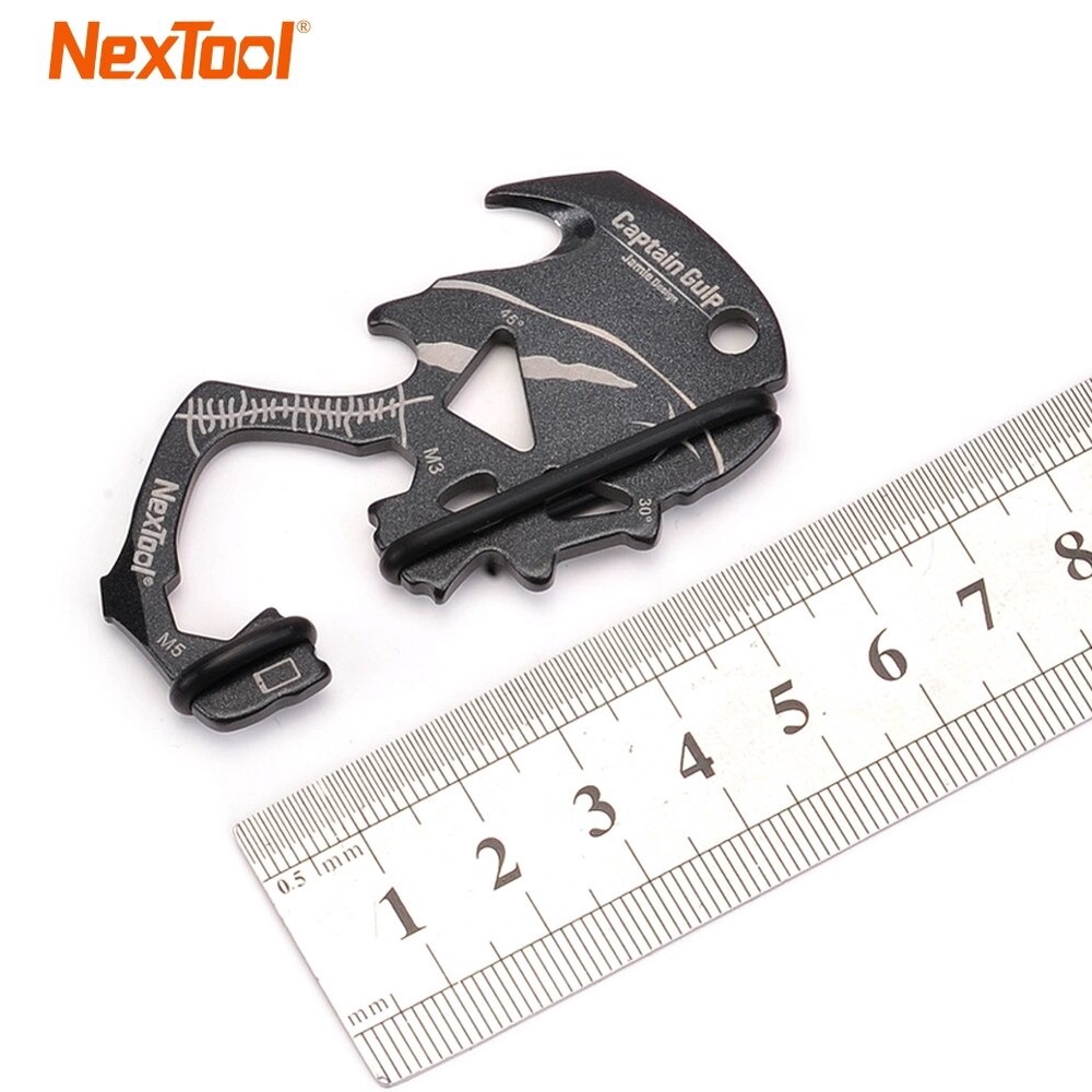 Nextool 10in1 Kunci Multifungsi Survival Tools Stainess Steel - KT5018