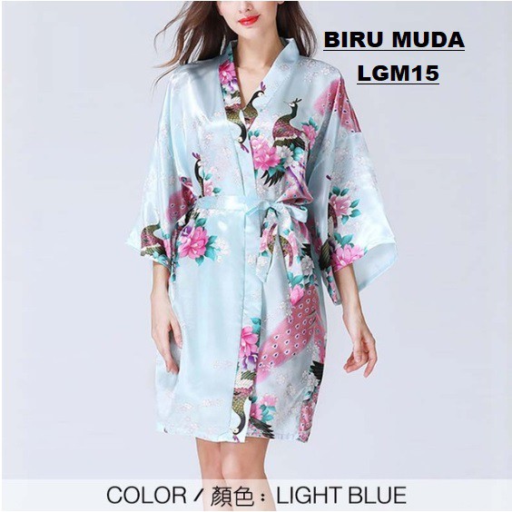 Kimono Satin Silk Pajamas LGM