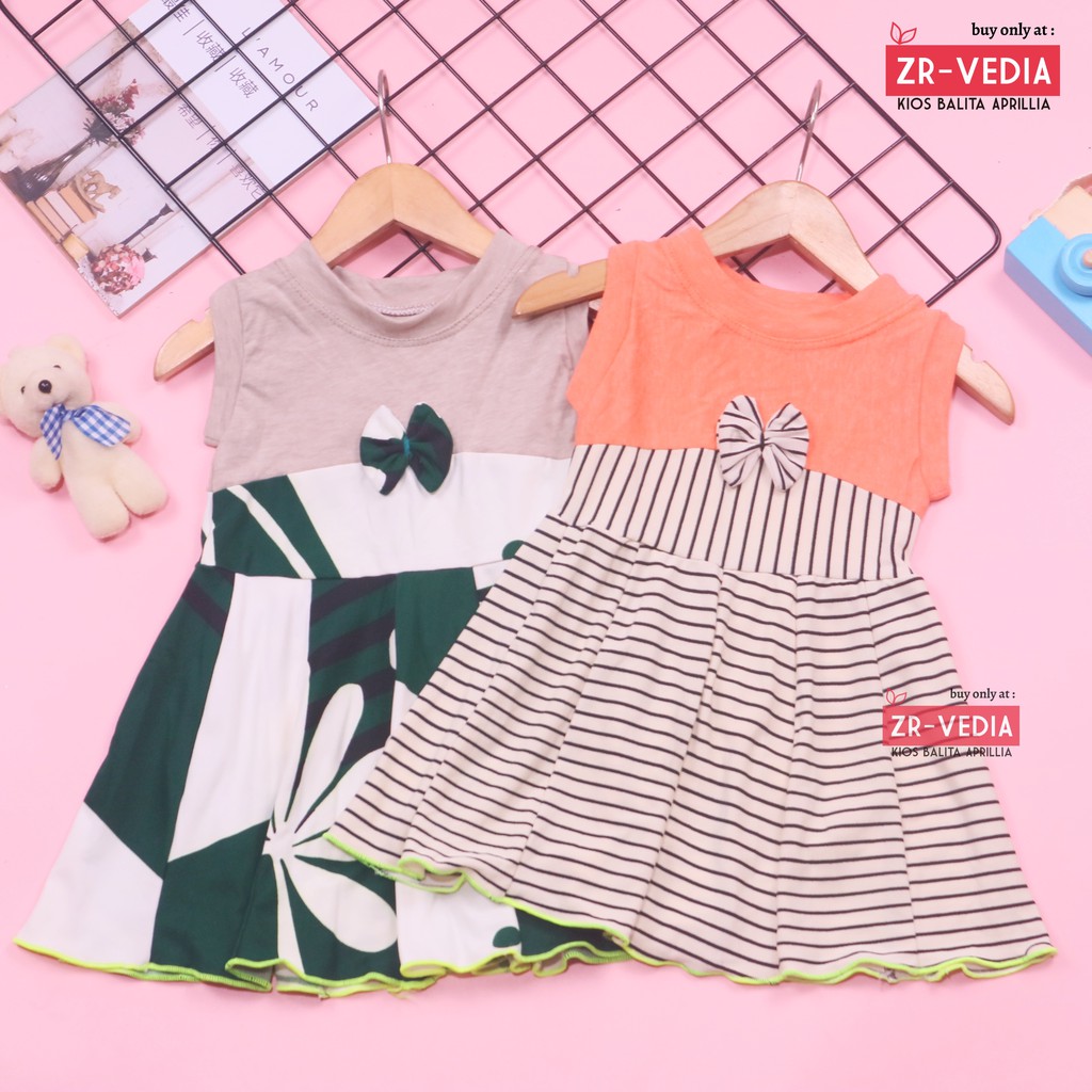 Dress Aila size Bayi - 6 Tahun / Dres Pesta Murah Grosir Baju Anak Perempuan Harian Gaun Yukensi