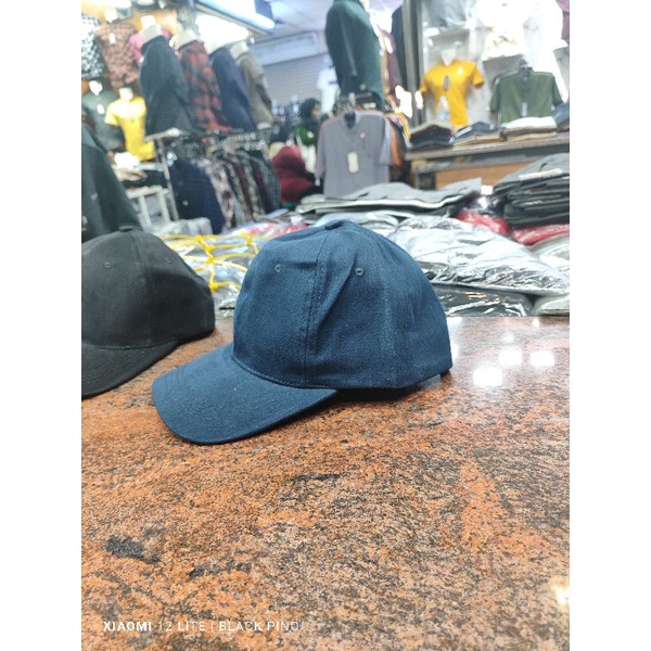 TOPI CANVAS POLOS TEBAL