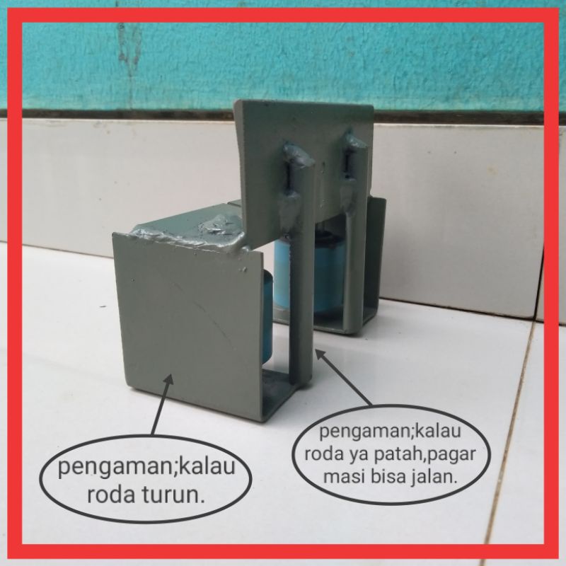 Roda Atas Pintu Pagar Dorong Dan Pintu Belok Dorong