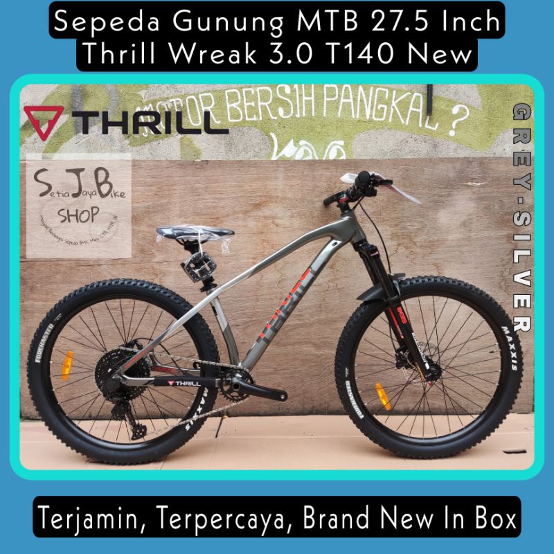Sepeda Gunung MTB 27.5 Inch THRILL WREAK 3.0 T140 New Alloy 11 Speed Rem Hydraulic