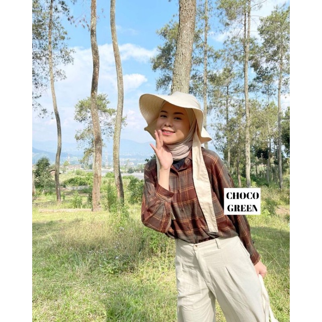 ANNA SHIRT / KEMEJA TARTAN WANITA