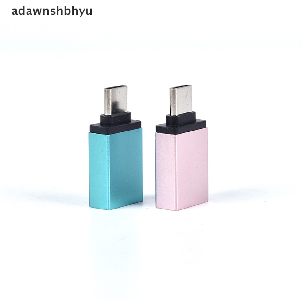 Adawnshbhyu Adaptor Type-C USB Female To OTG USB Type C Male Konvertor Kabel Konektor