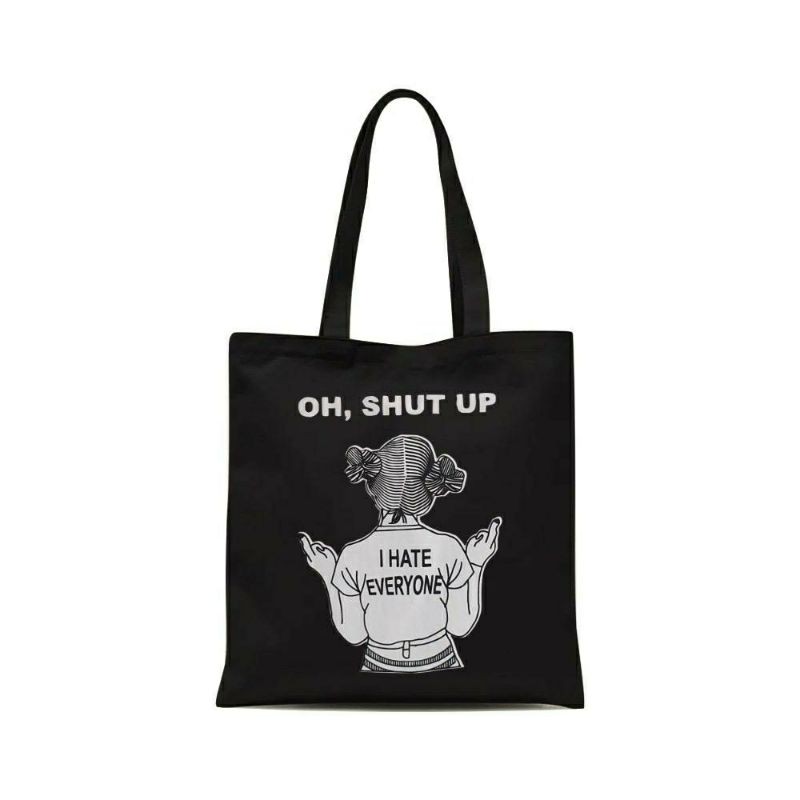 Arifirn Shut Up - Tas Tote Bag Wanita Murah