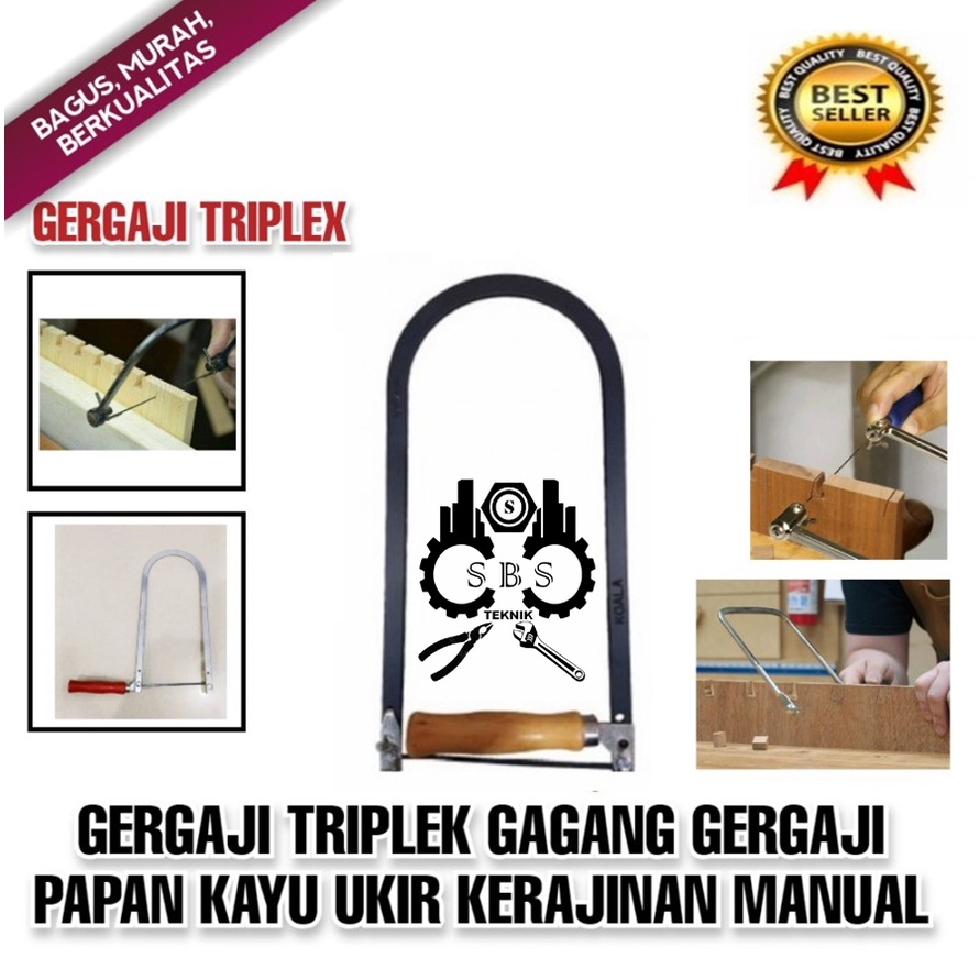 Gergaji Triplek Gagang Gergaji Papan Kayu Ukir Kerajinan Manual