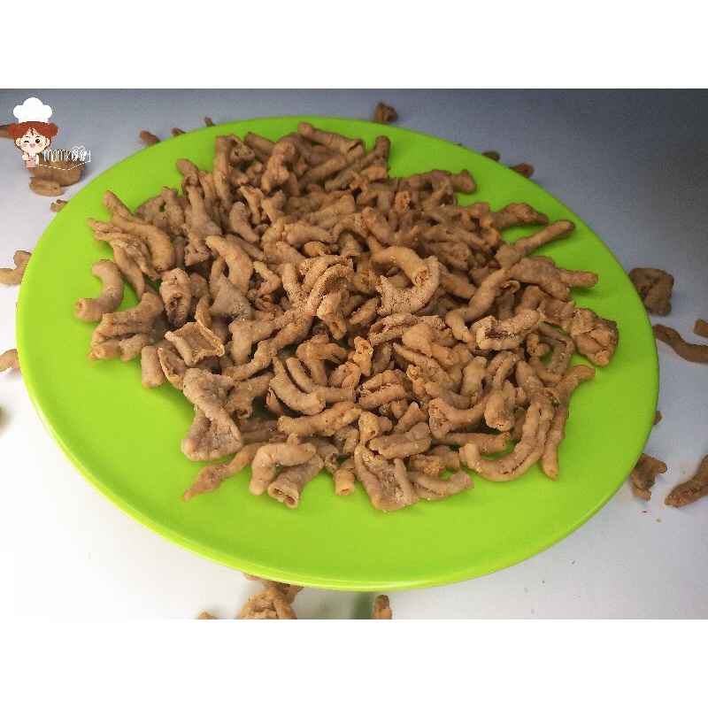 

KERIPIK USUS AYAM 70 gr / USUS KRISPI GORENG TEPUNG