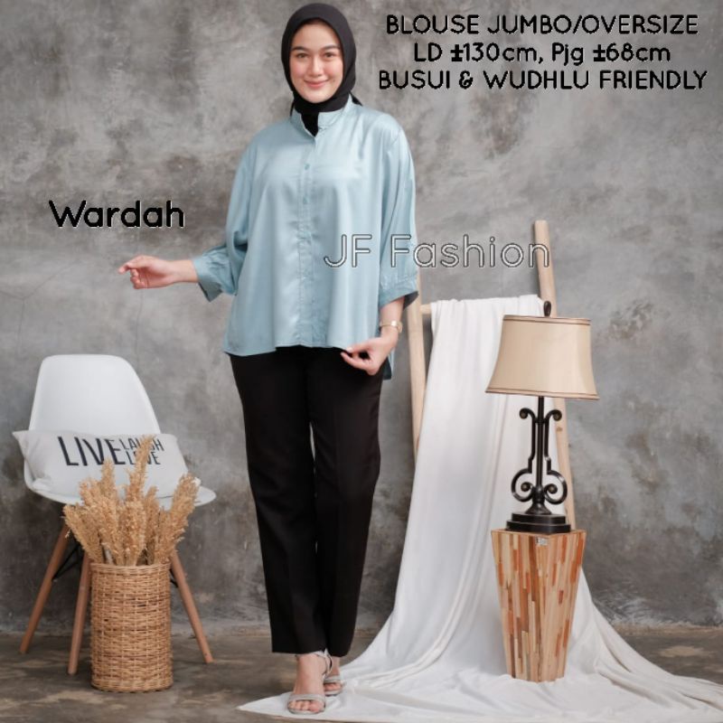 ZIVA BLOUSE OVERSIZE (JUMBO/LD ±130cm) RAYON TWILL PREMIUM //JF536