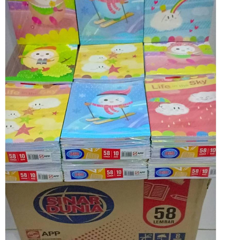

<GiD ☼> buku tulis sidu 58 lembar/ buku tulis sidu 10pcs //Ada.Promo