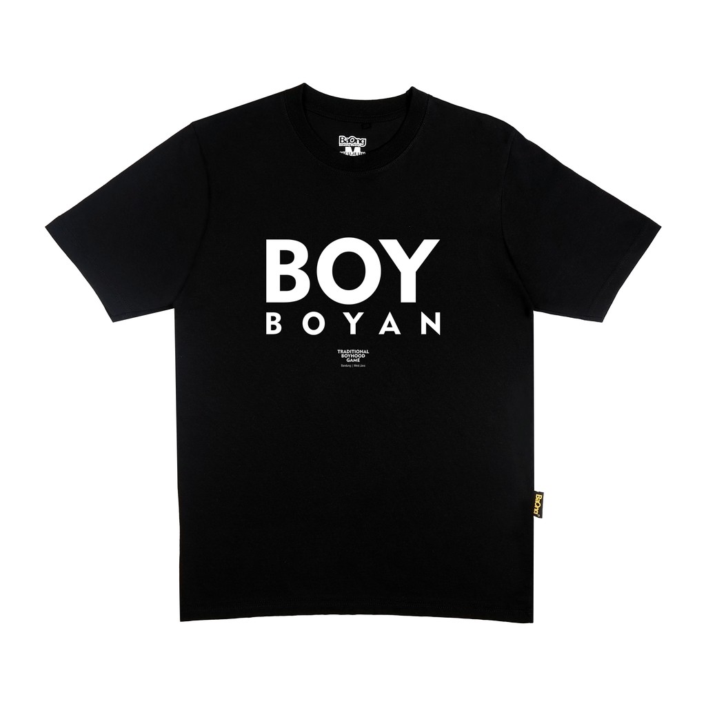 Kaos BaOng T Shirt Boy-Boyan Anak Black