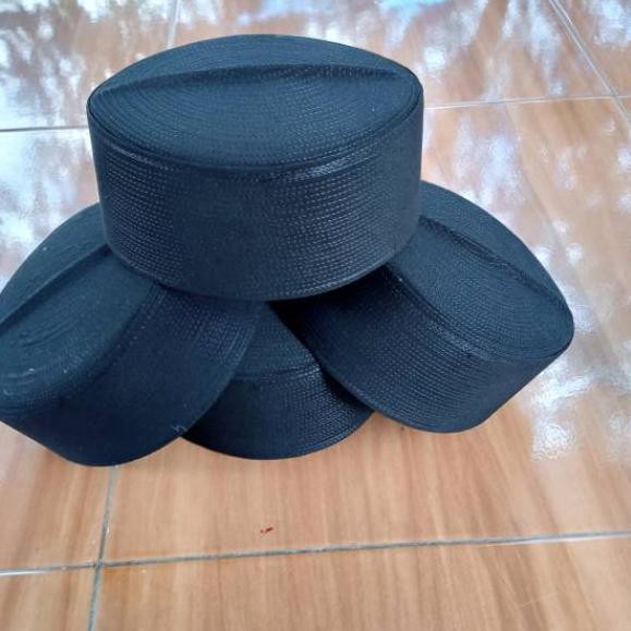 Bisa COD Peci songkok KALBUT HITAM  kwalitas super tinggi 8 cm murah