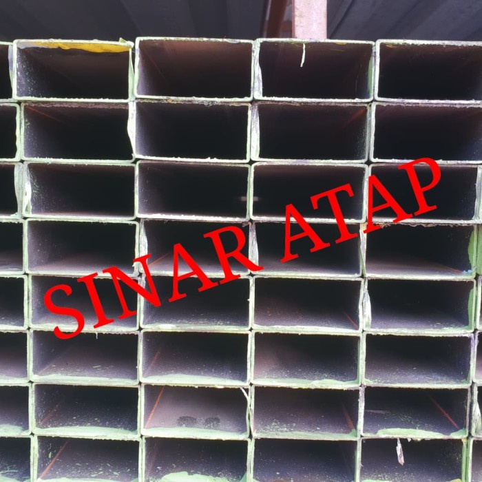 BESI HOLLOW HITAM 50x100 tebal 2 mm panjang 6 M