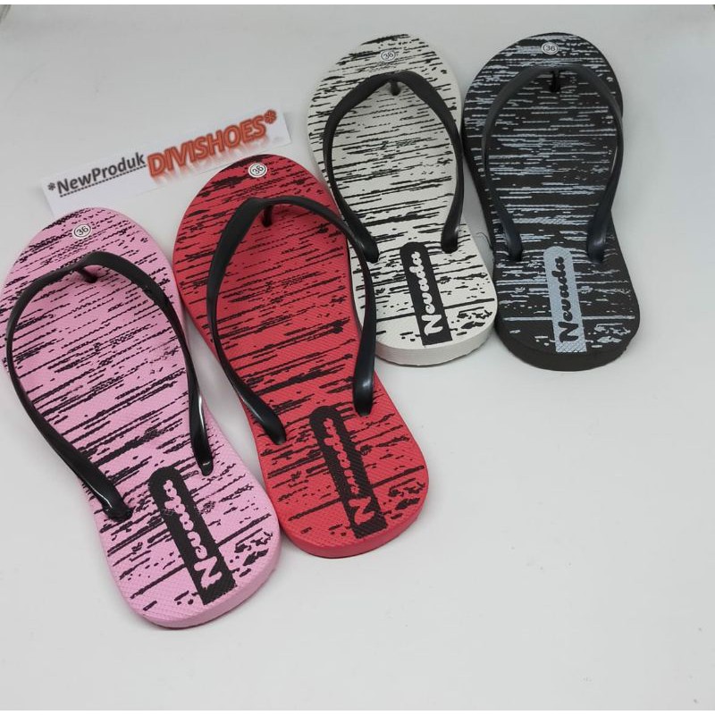 Sendal Rumah Jepit Unisex Karet Spon Motif motifbNEVADA