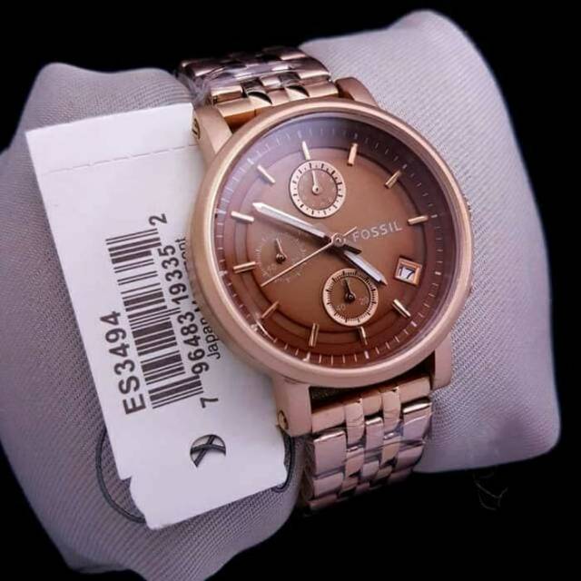 Best Item Jam Tangan Wanita Merk Fossil Boyfriend Type ES3840