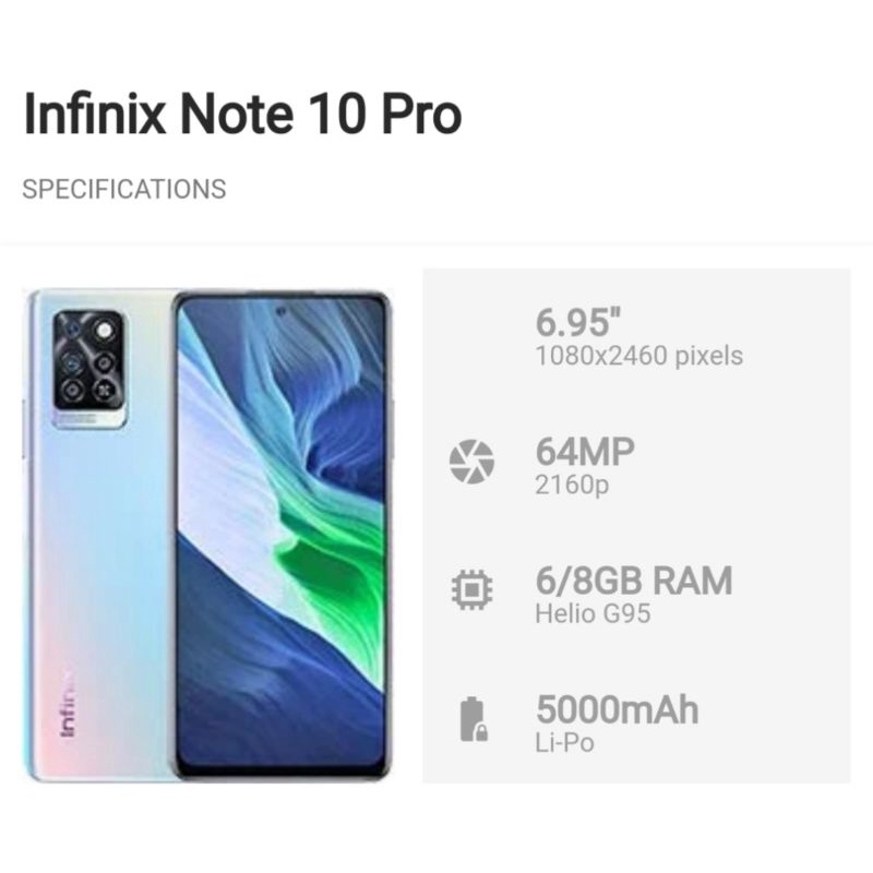 Harga infinix note 10 pro