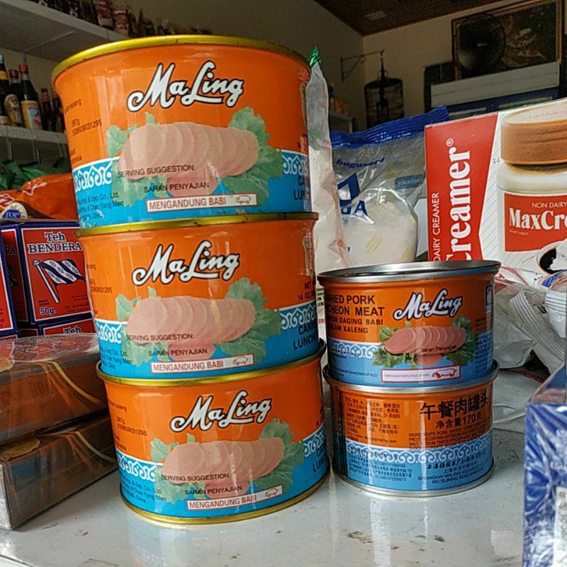 

Ma ling canned pork luncheon meat