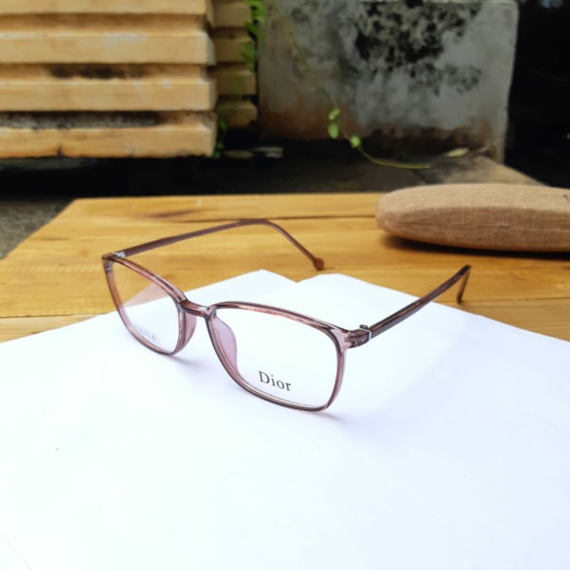 PAKET Lensa PHOTOCHROMIC Frame Kacamata Pria/Wanita Tp.8249Free Lensa Minus or Plus