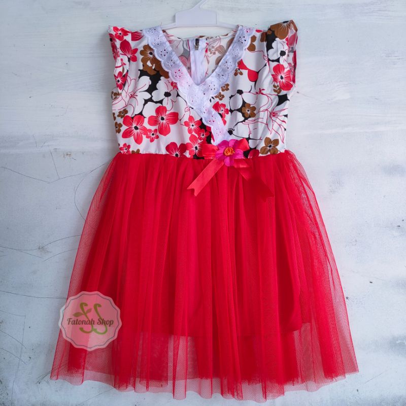 Dress kimono anak 1 2 3 4 tahun gaun anak cewek perempuan ( dress KIMONO TG)