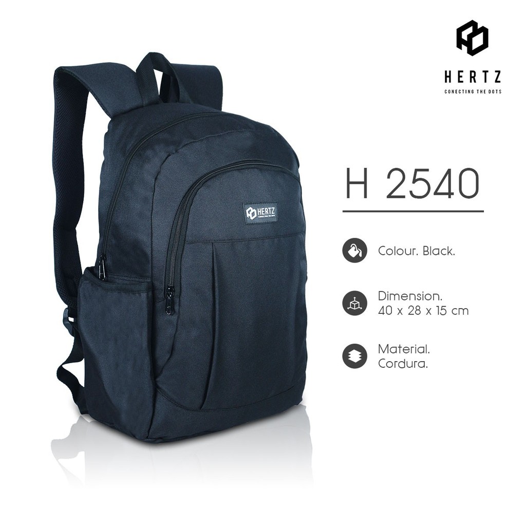 Tas Ransel Pria H 2540 Tas Punggung Backpack model terbaru Tas Sekolah Brand Hertz Murah Berkualitas