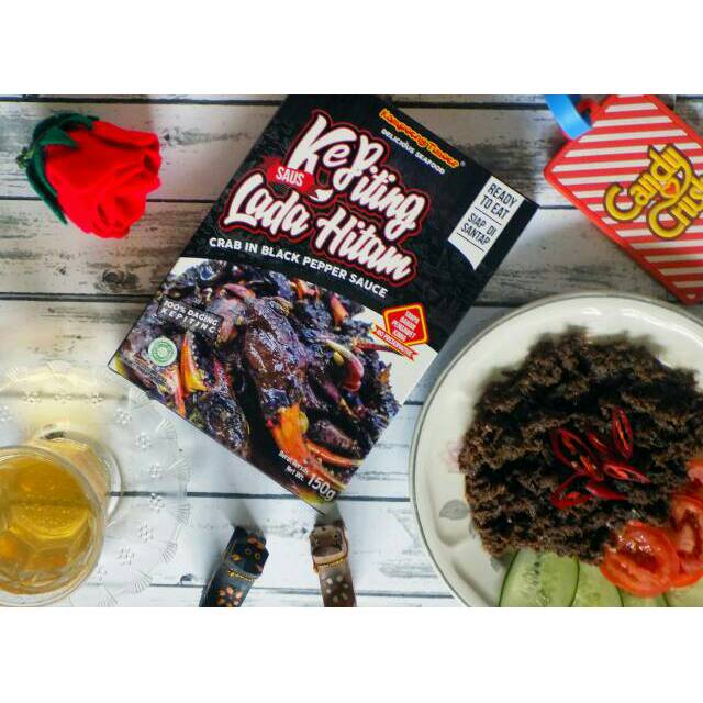 

Kampoeng Timoer - Kepiting Saus Lada Hitam (Full Daging Kepiting )150 Gr