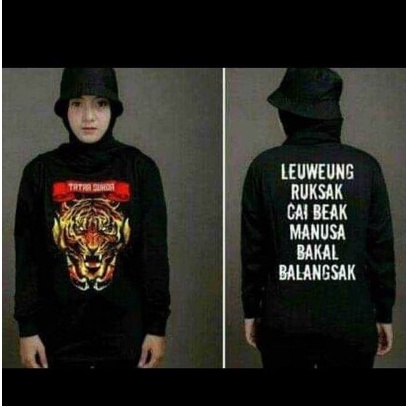Kaos Tatar Sunda Siliwangi/Baju Kata Kata Bijak Pasundan/Baju Harimau/Kaos Pria Dewasa/Baju Atasan W