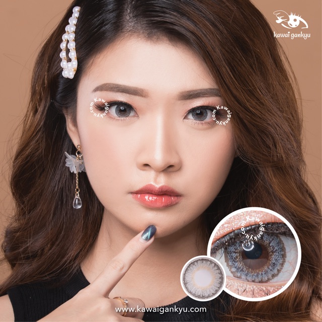 KawaiGankyu softlens - Princess wannabe gray (1botol)