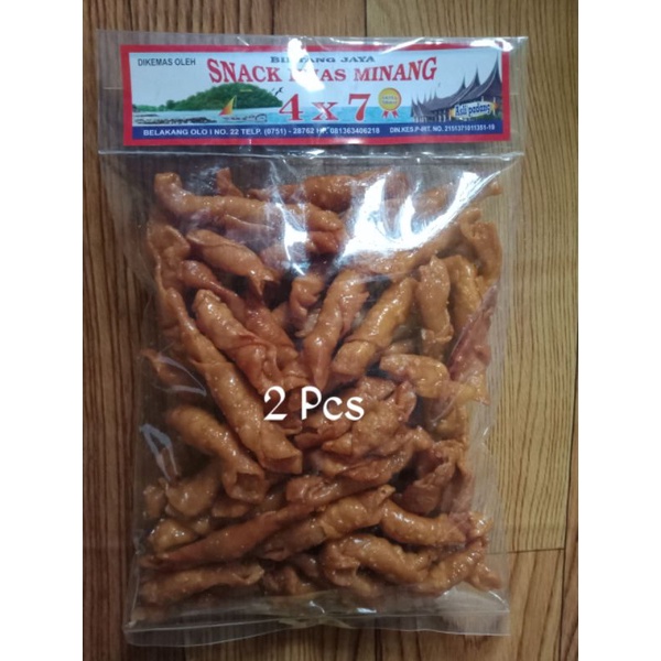 

Snack Khas Minang 4x7 @2pcs/bungkus