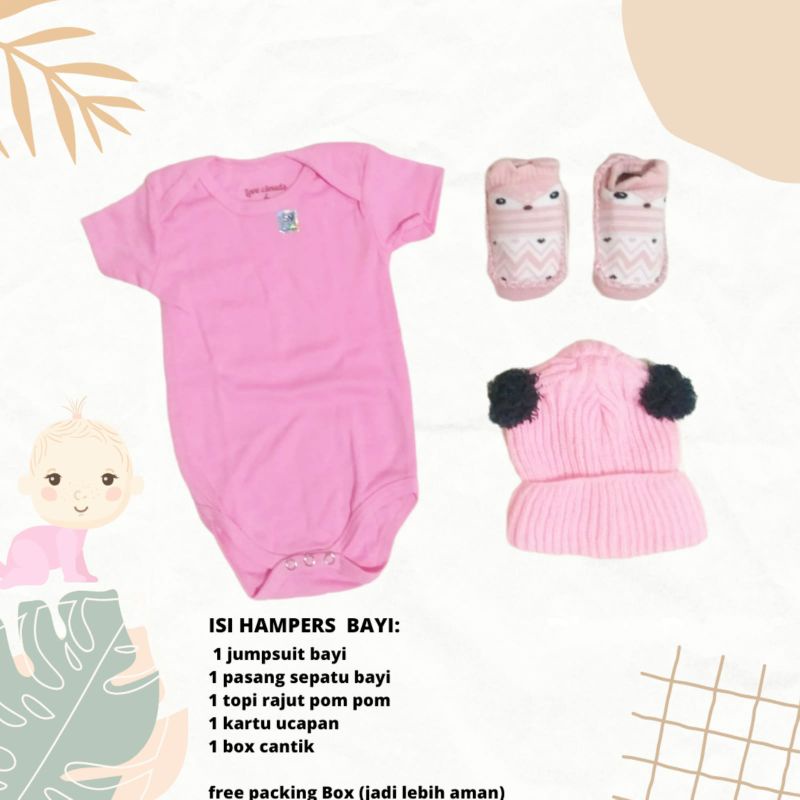 PAKET HAMPERS BAYI NEWBORN/HAMPERS BAYI PEREMPUAN