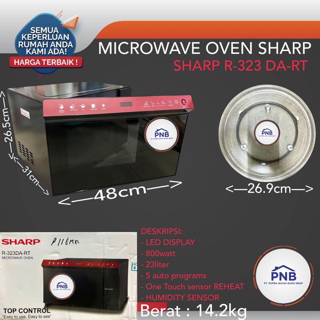 Microwave Oven SHARP 23 Liter R-323 DA-RT TOP CONTROL