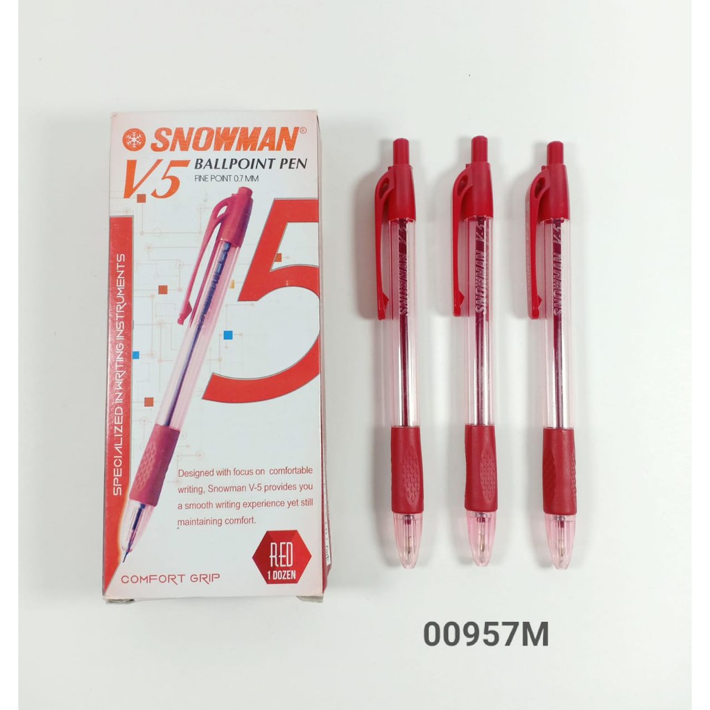 

Pulpen Snowman v-5 0,7mm - 00957M