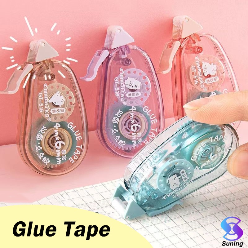 

Adhesive roller double tape Lem Roller Tape Glue Tape Super Kuat Tidak Beracun Double Tape-Suning Mall