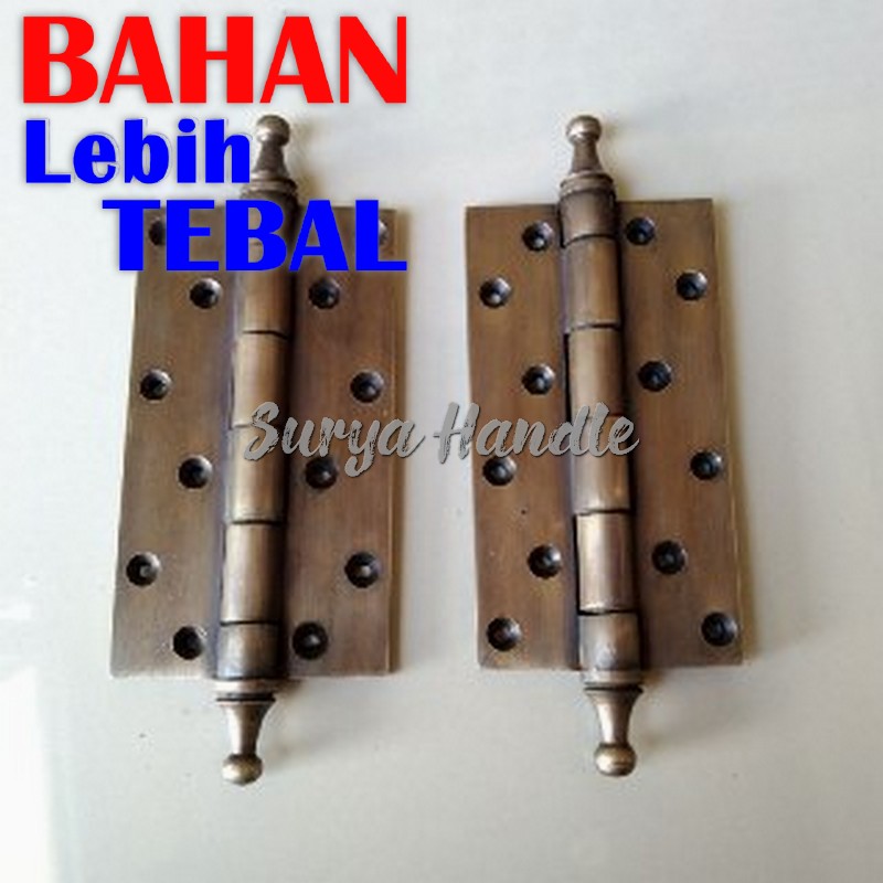 Engsel Pintu 6"inch  Engsel Pintu Jendela Antik Kuningan