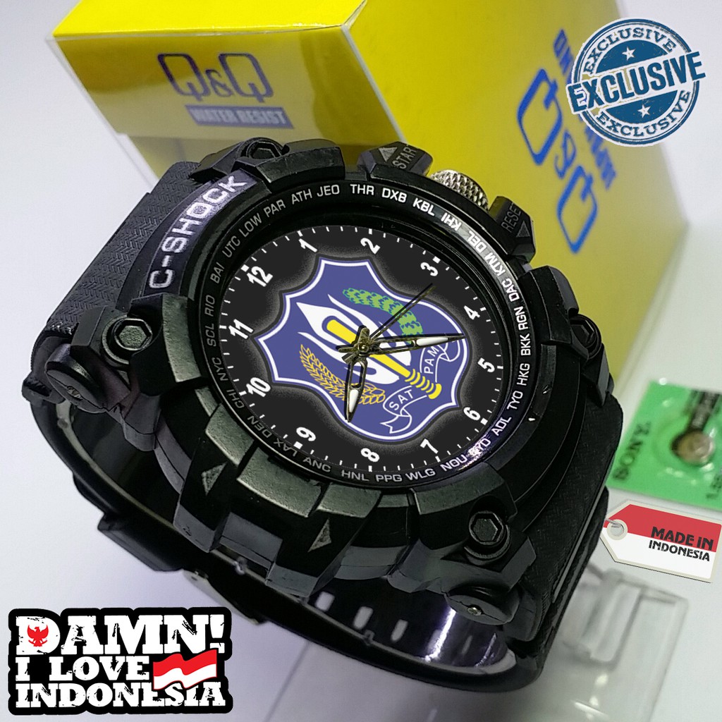 JAM TANGAN LOGO SATPAM - KBS RI OUTDOOR