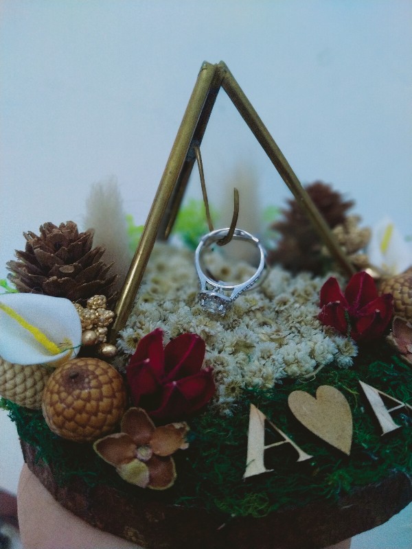 Tempat Cincin Rustik | Ring Bearer Rustic | Tempat Cincin Nikah Lamaran