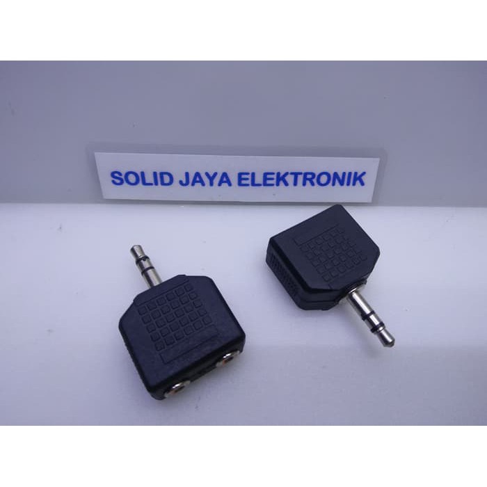 Konektor Connector Sambungan Cabang Jack Stereo 3.5 mm