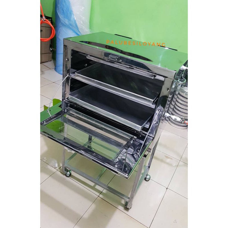 Oven Gas Stainless 60x40 cm + Dudukan Oven