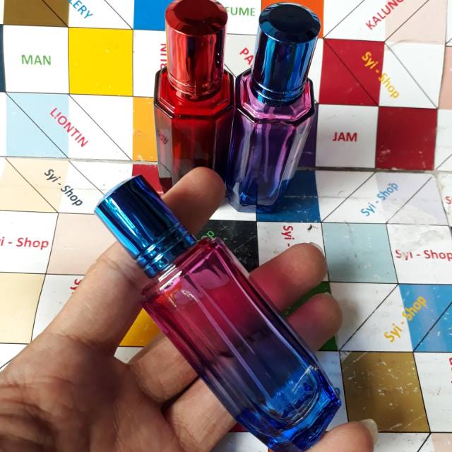 GROSIR Botol Parfum Spray Kaca Warna 20ml - SP 16