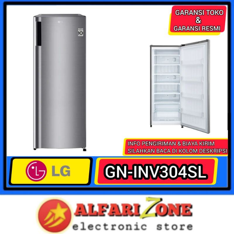 LG Freezer GNINV304SL Inverter GN-INV304SL GNINV304 LG freezer kulkas